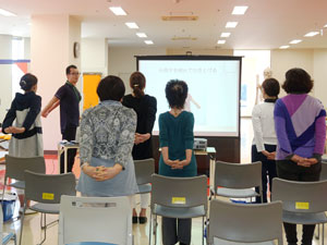 腰痛予防セミナー実技